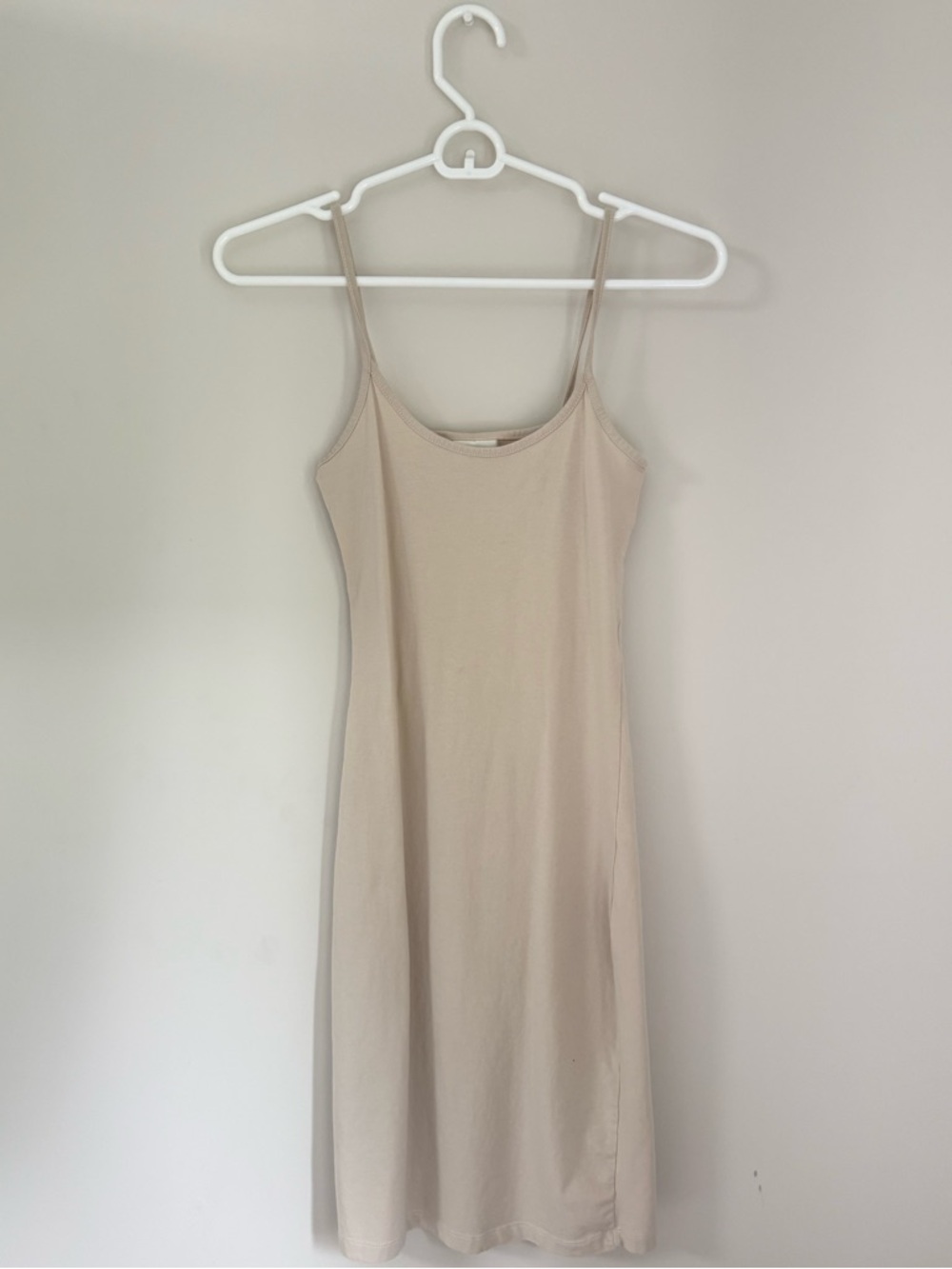 JDY Mini Dess Body Con Beige Size XS GUC - Picture 3 of 8